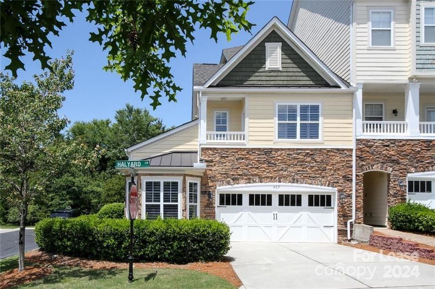 Don't miss out on the opportunity to rent a fabulous end-unit 2100 sqft+ townhouse in the amazing community of Lake Shore! Recently repainted! This unit features spectacular upgrades throughout including crown molding, plantation shutters, wood floors, stainless steel appliances, and much more! Originally the model unit, this 3BR/2.5BA home includes vaulted ceilings, two-story greatroom, granite countertops in kitchen, stone stacked fireplace, and much more! All bedrooms are oversized with plentiful closet space. This move-in ready home is perfect for anyone looking to enjoy all that Lakeshore has to offer including all of it's amenities: outdoor pool, lake access to Lake Wylie, fitness center, playground, and much more! Great school districts and private community.