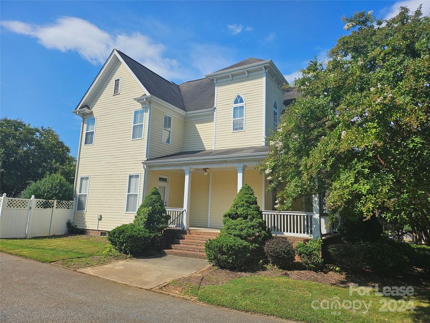 Cline Village gem, this lovely home on a corner lot features all hardwoods downstairs, granite countertops and SS appliances, large living room, dinning area and office space, upstairs is 2 bedrooms with a shared bath in between, large main bedroom has large closet space and large bathroom there is a private back yard fenced in with a 2 car detached garage