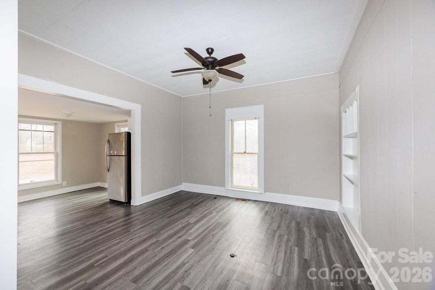 Come and check out this wonderful open floorplan home located in a revitalizing part of Statesville. This home is a great opportunity for a first time home buyer or investor. The owner updated the floors, HVAC, walls, and plumbing during their ownership. 
Seller is offering $3000 credit toward closing costs for list price offers.