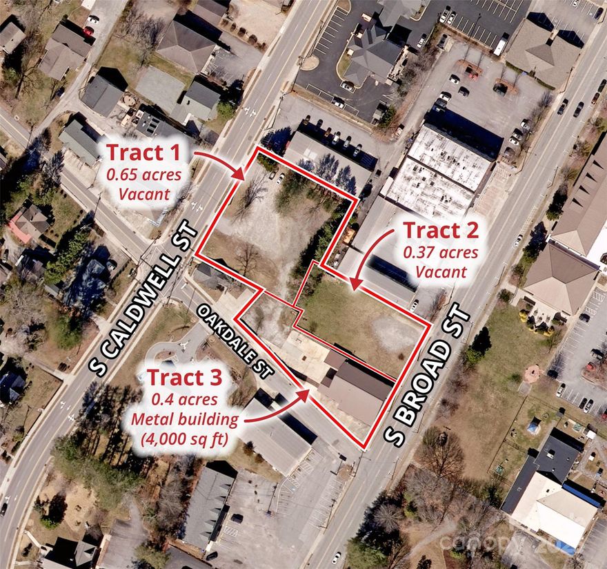 Prime In-Town Development Opportunity – Fully Entitled 32-Unit Townhome Project (Delivered at Closing)
280 S Broad Street, Brevard, NC 28712
Total Assemblage: ±1.42 Acres (3 Parcels)
This ±1.42-acre, three-parcel assemblage represents one of the most strategically located development opportunities in Brevard. The seller currently owns two parcels (±1.05 acres) and is under contract to acquire the third parcel (±0.37 acres), with all three to convey together. At closing, the site can be delivered fully entitled for a 32-unit townhome community, giving a buyer a ready-to-execute project in a market with proven demand and limited supply.
Positioned just three blocks from Main Street, the property benefits from DMX zoning, which allows a wide range of uses, including residential, mixed-use, multifamily, medical, office, hospitality, and commercial. The assemblage offers city utilities, level topography, and frontage along US-64, providing excellent access and visibility. Walkability to restaurants, retail, Brevard College, the future Ecusta Trail, and Transylvania Regional Hospital strengthens its desirability for both residential and commercial development.
Two pricing models are available: $130,000 per entitled lot (32 total) or $175,000 per finished, build-ready pad. A rare opportunity to acquire a fully entitled, downtown-adjacent development site in one of Western North Carolina’s most supply-constrained and high-demand markets. Also listed as land MLS # 4327322. Reach out to Agent for the full pitch deck