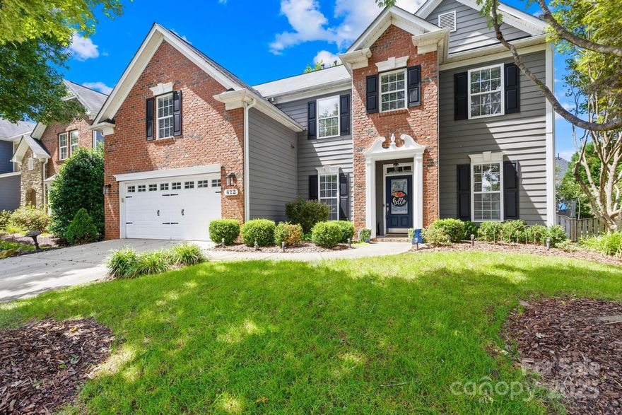 Welcome to 622 Lorain Ave NW in the desirable Winding Walk community of Concord! This stunning home features a spacious kitchen with leathered marble countertops, stainless steel appliances, and rich cherry cabinets, all open to a warm great room with a gas log fireplace and custom built-ins. A separate study with French doors offers the perfect home office. Upstairs, the large primary suite includes a deluxe bath with a garden tub and dual sinks. Four additional bedrooms offer generous closets, and a bonus room adds even more flexibility. Enjoy outdoor living in the fenced backyard with a lush lawn maintained by an irrigation system. Winding Walk offers top-notch amenities, including a pool, basketball and tennis courts, pickleball courts, walking trails, a playground, and frisbee golf. Ideally located near I-85 and I-485 with easy access to shopping and dining. Don’t miss your chance to own this beautiful and well-appointed home!