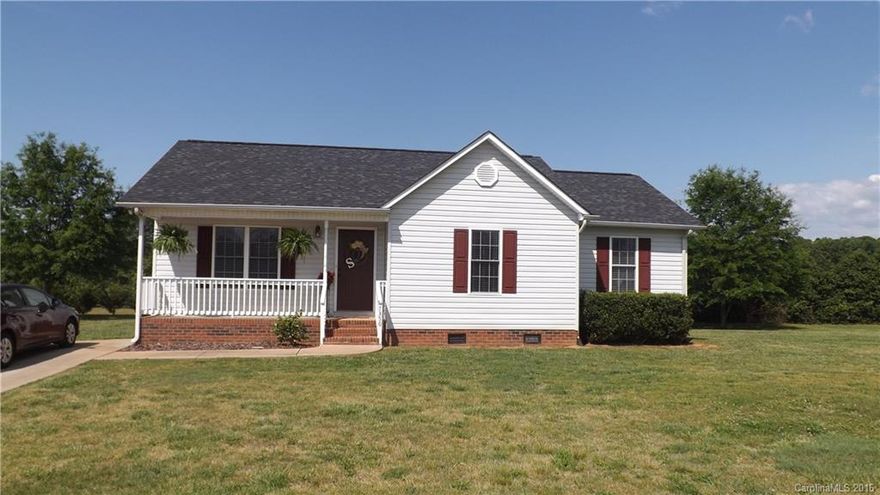 Completely updated home on a large 1.5 acre lot. Three spacious bedrooms with large closets. Two totally updated full baths and an updated kitchen, all have granite counter tops.  Stainless steel appliances and a mounted flat screen television will convey with the home. Beautiful hardwood floors and an open floor plan make the home very inviting. New roof and 10x20 storage building installed this spring. Everything has been done within the past three years. Nothing needed here to move right in.