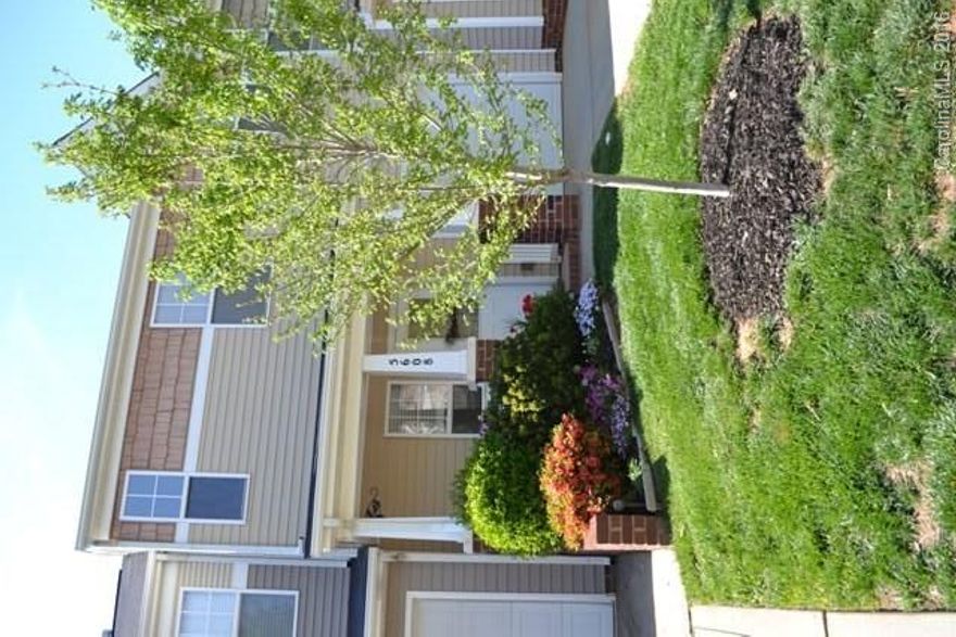 Fantastic gated community with pool! This is a beautiful townhome is located in Stonebrook. Great room, dining area, two master suites with full baths! Nice size kitchen with basic essentials! Powder room on main level, laundry located upstairs with the bedrooms.  Convenient access to I-77, shopping and restaurants!