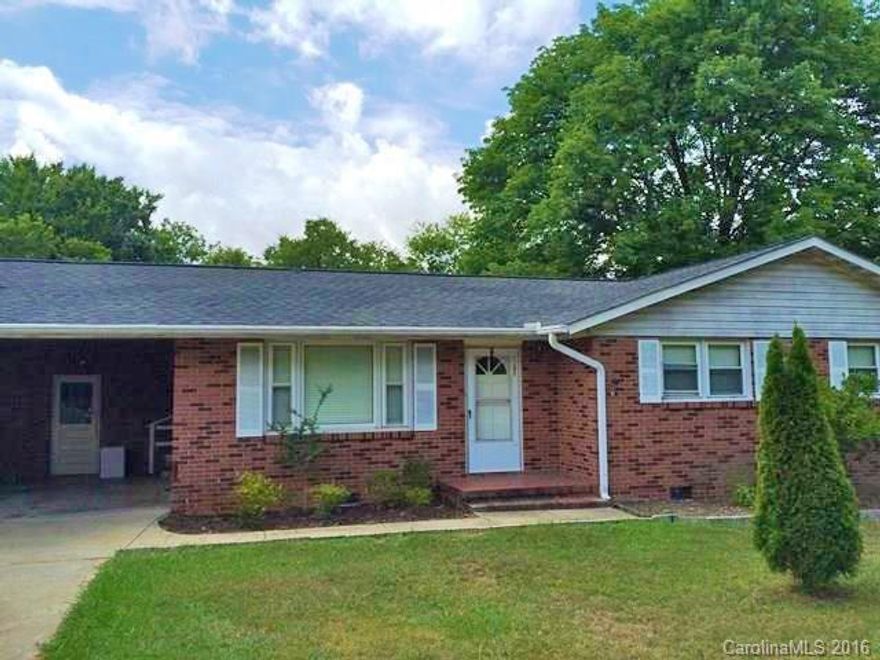 3 Bedroom, 1 Bathroom,1/2 bath Brick Ranch.  Two car carport.  Covered deck and fenced, level Backyard with storage building.  Breakfast area in kitchen.  Great for first time homebuyer or investment property.  Den currently being used as fourth bedroom.