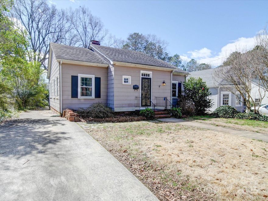 Charming bungalow with modern updates and timeless appeal! Step inside to gleaming hardwood floors that flow throughout the home. The kitchen boasts sleek granite countertops, offering both style and functionality. Unique for an older home, the closet storage is plentiful. Enjoy the perfect blend of character and convenience, making this home a standout in the neighborhood!