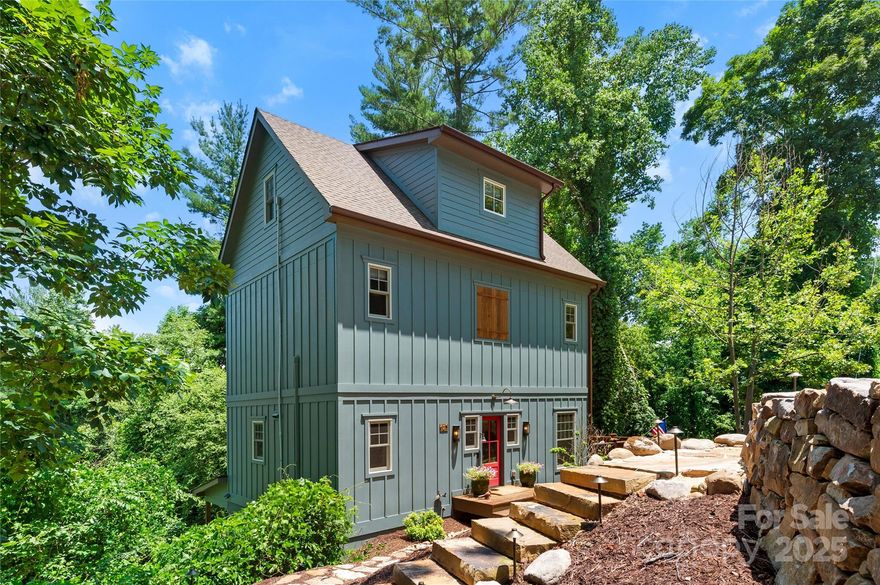 Find charm and style to spare at this modern home located just outside of Laurel Park, just 1.5 miles to Hendersonville’s Main Street, and less than a mile from the Hendersonville Country Club. Tennis, anyone? Perhaps pickleball? The home is close to parks, restaurants, & shopping, and yet it is oh so private! The best part of the location is that you can walk or bike down the quiet street to access miles and miles of recreation on the Ecusta Trail! The home is a delight with thoughtful quality finishes, luxury features, and expert, custom construction. Make this your personal Hendersonville hideaway, or consider making the home your next investment property. Short term rentals are A-ok, as there is no HOA to answer to. This is the one you have searched for!