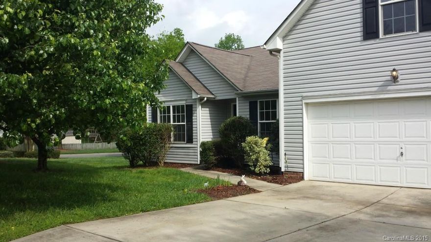 Nice ranch style home on a beautiful corner lot with deck overlooking yard.   New flooring/carpet.   This three bedroom/ two bath home is in a desirable neighborhood conveniently located to shopping and entertainment.  Community has tons of amenities including pools, walking trails, playground, basketball court, and soccer field.