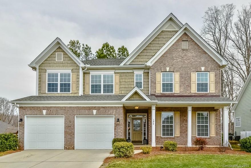 You need not look any further! Wonderfully maintained & move in ready! Tons of natural light! Open concept floor plan w/2-story great room/foyer, dining, kitchen, family room, breakfast area & laundry rm.  Large kitchen w/ceramic tile flooring/backsplash, granite, SS appliances. Upper level master suite w/separate HIS/HERs walk in closets w/custom organization system. Good size secondary bedrooms; walk in closets.  Tons of storage, great location, convenient to shopping & dining.