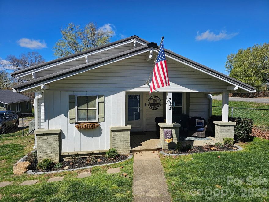 213 Colombo St, Valdese, NC
3BR | 1BA
Charming and versatile property in the heart of Valdese! This 3-bedroom, 1-bath home offers convenient single-level living on a level lot with a fenced-in yard, perfect for pets or outdoor enjoyment. Located just a short walk to Main Street, you can enjoy local shops, dining, and all that downtown Valdese has to offer. Zoned B-2, this property provides excellent flexibility for residential or potential commercial use. Fresh updates throughout create a welcoming feel, while the kitchen features updated appliances. A great opportunity for homeowners, investors, or small business use!