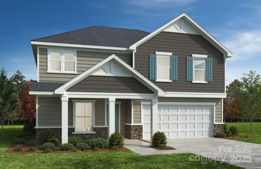 Located just minutes from Rob Wallace Park, I-485, and various shopping options, this community offers both convenience and a serene environment. It's an ideal place to call home! This charming home features 3 bedrooms and 2.5 bathrooms, with an extended 10'x20' patio. The open floor plan includes a modern kitchen with an island, equipped with stainless steel appliances, including a gas range. A spacious den and living room on the main floor with large under stairway storage. The primary bathroom boasts dual sinks and a tile surround shower for a touch of luxury. Learn about the #1 Customer Ranked National Homebuilder. All of our homes are designed to be Energy Star Certified.