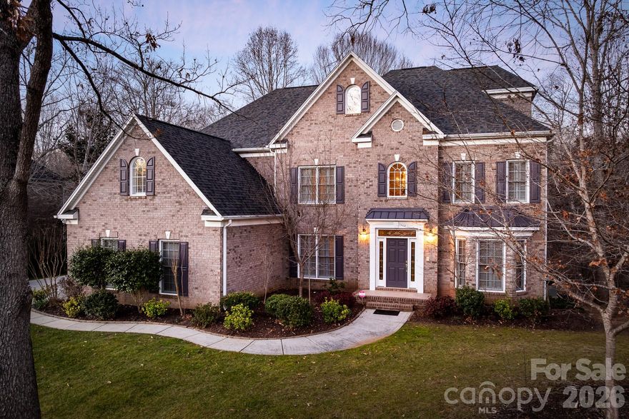 Welcome to this Waxhaw home offering an open floor plan filled with abundant natural light, ideal for both everyday living and entertaining. A soaring two-story great room anchors the main level that connects to the kitchen, breakfast and flows to home office and guest room. The sprawling primary suite offers a sitting area with endless flexibility to create your own personal retreat, along with generous walk-in closet and bathroom. Secondary bedrooms on upper level with an expansive third-floor bonus room providing exceptional flexible space. Ample storage is found throughout the home, and a three-car garage adds everyday convenience. Step outside to a true outdoor retreat — a private backyard surrounded by plush, mature trees offering exceptional privacy, complete with a screened porch, deck, and built-in fire pit for year-round enjoyment. Beautifully maintained and located in a sought-after neighborhood with amenities.