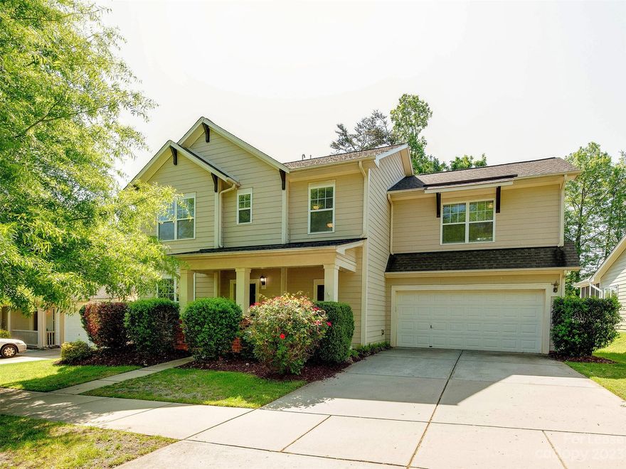 Recently redecorated with fresh paint and new carpet. Lovely 3 Bedroom /2.5 bath ±2400 sf w/ HUGE BONUS ROOM in desirable Vermillion Neighborhood of Huntersville. One mile from Exit 23 (Gilead Road) on I-77. Convenient to grocery and shopping. COMMUNITY POOL. Highlights include Gas Log Fireplace & Ceiling Fan in Great Room.  Ceiling fan and Walk-in Closet in Master, SS Appliances, W/D hookups, Open floor plan. EXTREMELY EFFICIENT HOME with low utility bills.