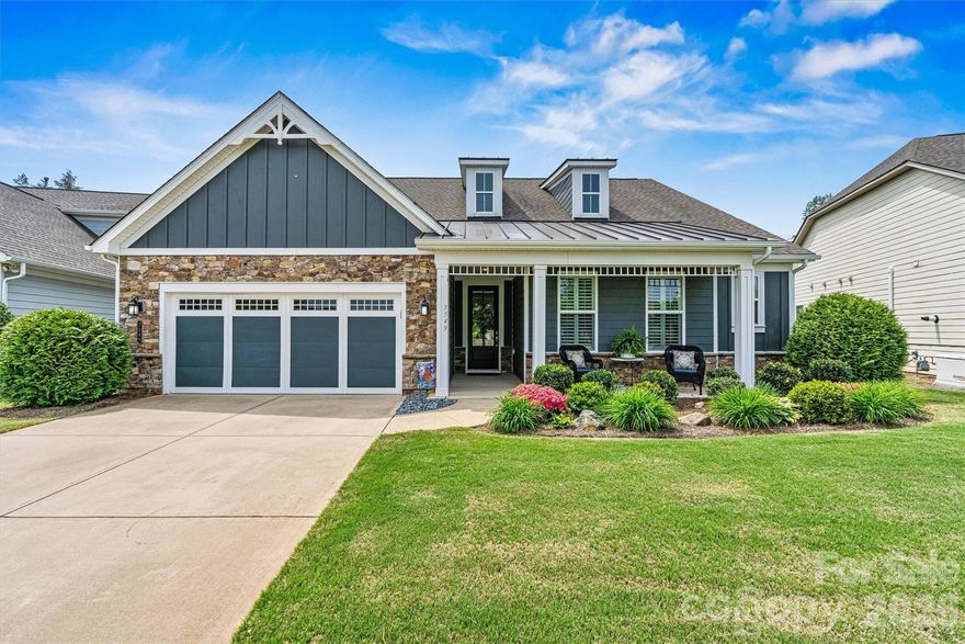 Live like you're on vacation in the premier 55+ community of Cresswind. This stunning “Hickory” plan sits on a premium homesite in one of the most sought-after areas—a quiet cul-de-sac with no front or rear neighbors, a pocket park across the street, and walking distance to the clubhouse and amenities. Inside, you’ll find soaring ceilings, wide plank wood floors, designer lighting, plantation shutters, Silhouette window shades, RADIANT BARRIER and a tankless water heater. The chef’s kitchen offers upgraded cabinetry, stainless appliances, a center island, and gorgeous slab granite counters. The spacious primary suite features a spa-like bath with double vanities, glass shower, makeup vanity and walk-in closet. Two guest rooms share a Jack-and-Jill bath in a smart split-bedroom layout. Enjoy your morning coffee on the front porch or unwind in the screened rear porch or your private paver patio with knee wall. Lawn care included. This shows better than the model—don’t miss this rare gem!