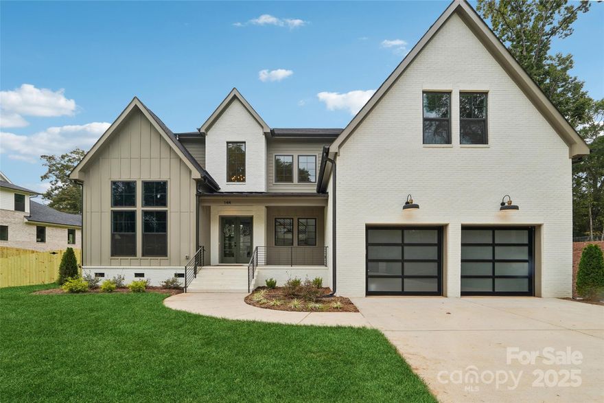 Unmatched luxury, comfort and style! Built by prestigious Rivus Construction, this home sits at the end of a quiet cul-de-sac offering elegance, and cutting-edge design. Soaring cathedral ceilings and expansive windows flood the open-concept layout with natural light, creating an inviting and airy ambiance. The gourmet kitchen is a showstopper with high-end finishes, site-finished hardwoods, designer lighting, and tile selections. The spacious living and dining areas flow seamlessly to the covered back deck backyard. The main-level primary suite is a serene retreat featuring a spa-like bath with exquisite finishes. Upstairs, a large en-suite bedroom (or rec room) connects to a flex room, alongside two additional bedrooms with a Jack & Jill bath. Located minutes from Uptown, SouthPark, and top-rated schools, this is more than a home—it's a lifestyle you won’t want to leave!