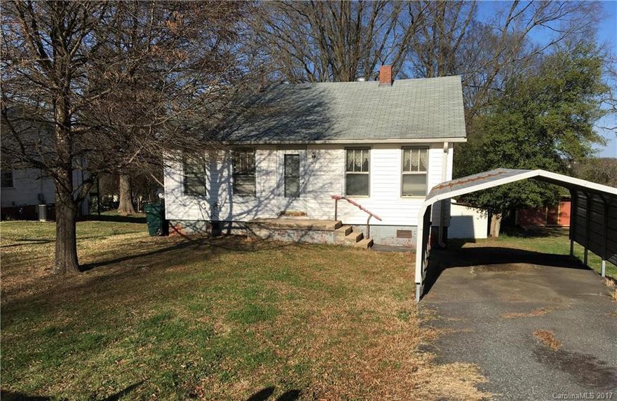 Fabulous opportunity to buy an investment home and remodel.  2 Bedroom 1 Bath home has a great lot and needs some TLC.  Has been amazing rental for years now investor is selling.  Buy and rent or remodel.  Great Location.  Easy rental and excellent rental history.  Has basement for storage and storage building could be a shop.  Carport.  Quiet neighborhood.