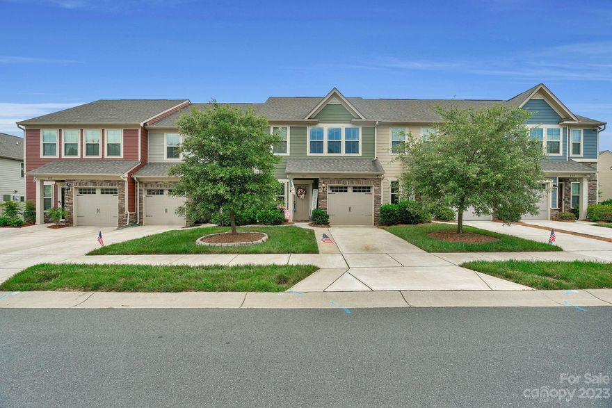 Meticulously maintained townhome conveniently located minutes from downtown Matthews. This home includes luxury features in a wonderful subdivision. Beautifully spacious master bedroom with walk-in closet and bonus space. Options are endless with a computer niche with custom cabinetry to be a small office, vanity, or closet. The kitchen comes equipped with 42-inch maple wood cabinets, granite countertops, and laminate wood floors throughout the main floor. You can find yourself hanging out in the peaceful/private fenced in backyard. This home is a must see! Schedule your showings as soon as possible!