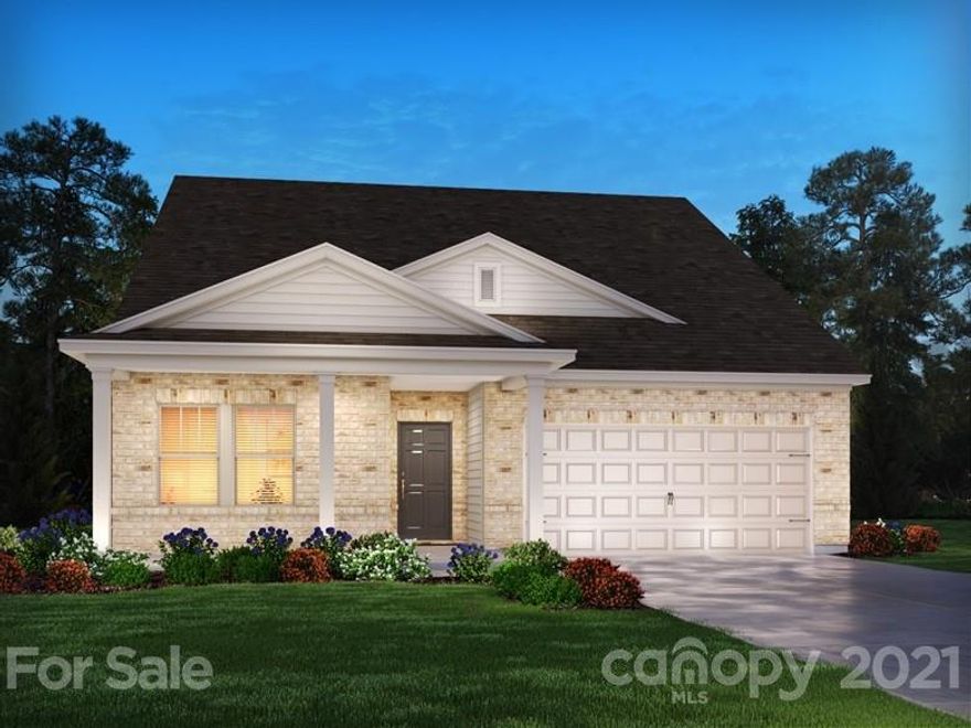 Brand NEW energy-efficient home ready July 2021! Create a play room or office in the Northbrook's upstairs bonus
room. On the main level, the kitchen is the heart of the open-concept living space. Tray ceilings and a large walk-in
closet complement the primary suite. Slate cabinets, marble-look white quartz countertops, maple wood flooring and beige tweed carpet in our Fresh package. Conveniently located off I-485 and near downtown Mint Hill, Larkhaven Hills
will soon feature a clubhouse and community pool. Known for their energy-efficient features, our homes help you
live a healthier and quieter lifestyle while saving thousands of dollars on utility bills.