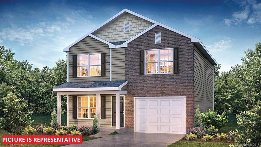 Builder is offering buyer promotions of All Closing Costs/Prepaids paid up to 3% plus our Comfort Package that includes Side by Side Fridge, Garage Door Opener, and 2" Blinds. Must use preffered lender to qualify for promotions. This home is an incredible value with all the benefits of new construction and a 10 year Home Warranty. Ask about or Main Street Star Discount!