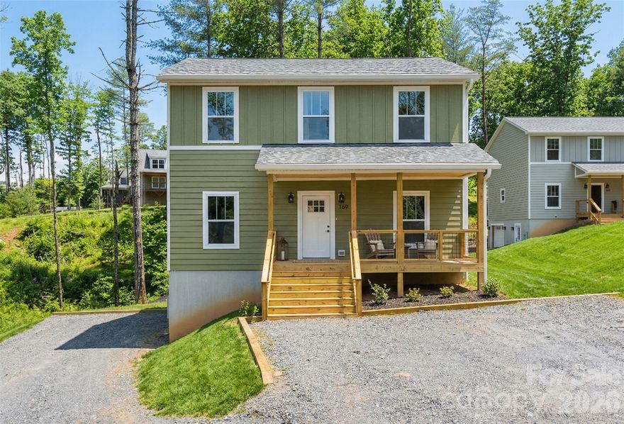 Welcome to Cascade Ridge, one of Western NC’s newest and most welcoming communities! This newly constructed home offers three bedrooms, three full baths, and a dedicated office, all styled in a modern farmhouse design you’ll love.  Step outside to enjoy the spacious covered front porch or the covered back deck—perfect for your morning coffee, evening get-togethers, or simply soaking in the fresh mountain air. Inside, the open floor plan features a large kitchen island ideal for cooking and gathering, a bright and comfortable office for work or hobbies, and a beautiful owner’s suite with a generous walk-in closet.  Downstairs, you’ll find a one-car garage plus unfinished space that’s perfect for storage, a workshop, or future expansion as your needs grow.  Located in Fairview, you’re just a short drive from downtown Asheville, where independent coffee shops, local breweries, and eclectic restaurants are ready to become your new favorite spots. Cascade Ridge also allows short-term rentals, giving you great flexibility—whether you’re looking for a full-time residence, a second home, or an investment property.  Call today to schedule your private showing and discover why Cascade Ridge is the perfect place to call home!