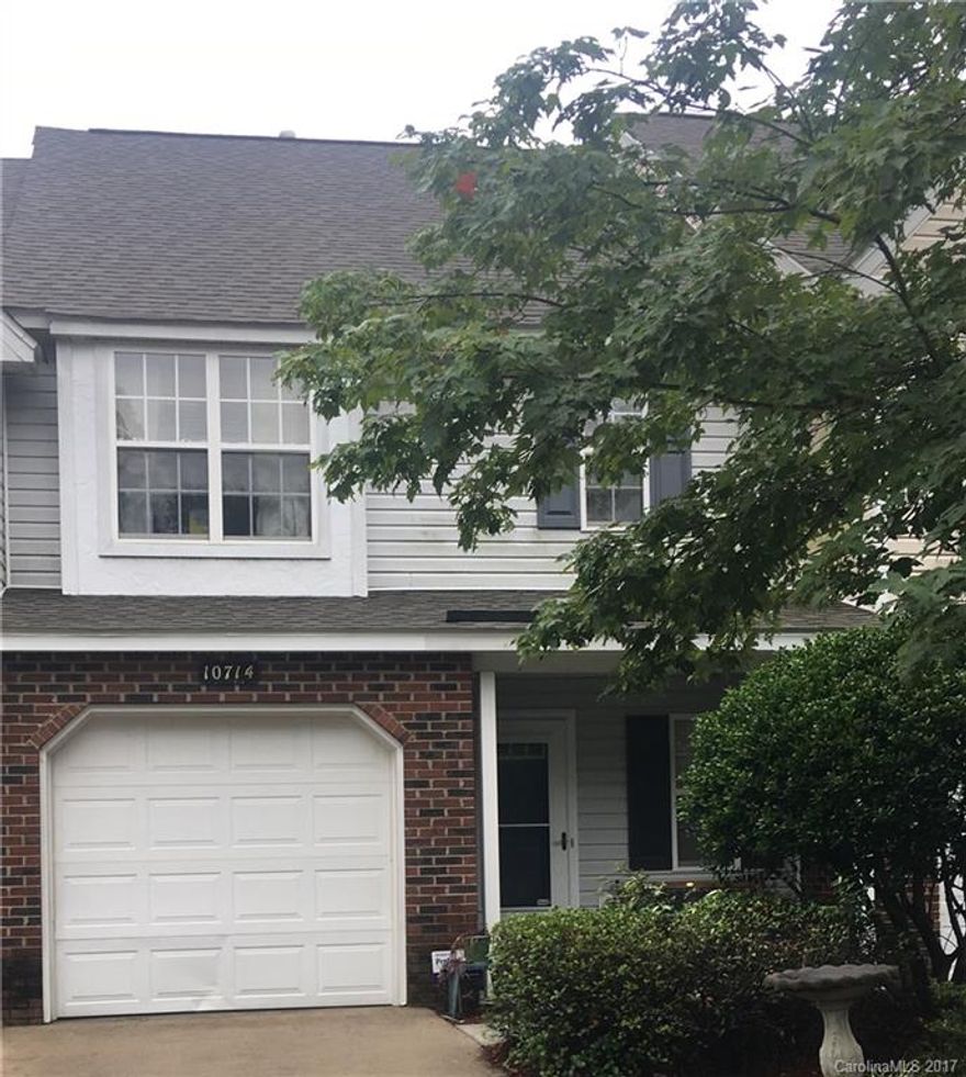 Well-maintained, Spacious townhome with 2 bdrm, 2.5 bath. This unit has a 1-car garage and front porch! Great location with easy access to major highways, shops and dining. Don't miss community pool, walking trails and pond.This unit will not last long!!