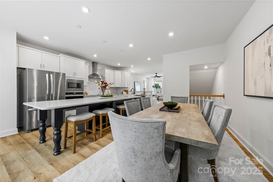 Homes qualifies for $15,000 in downtown assistance with First National Bank. Experience modern urban living in this stunning 3-story townhome in the heart of West Charlotte. Featuring 4 bedrooms, 3.5 baths, and a spacious 2-car garage, this home perfectly blends style, comfort, and convenience.
At the heart of the home, the open-concept kitchen boasts stainless steel appliances, quartz countertops, and an intuitive layout ideal for both everyday living and entertaining. Expansive windows fill the space with natural light, creating an airy, welcoming atmosphere. The primary suite offers a private retreat, designed to turn your daily routine into a luxurious escape. Additional bedrooms and baths provide flexibility for guests, home offices, or hobbies. For those working from home and for those who just love speedy internet, AT&T Fiber is available! Perfectly situated near popular breweries, top-rated restaurants, and the Gold Line streetcar, you’ll have direct access to Uptown and all the vibrant culture Charlotte has to offer.