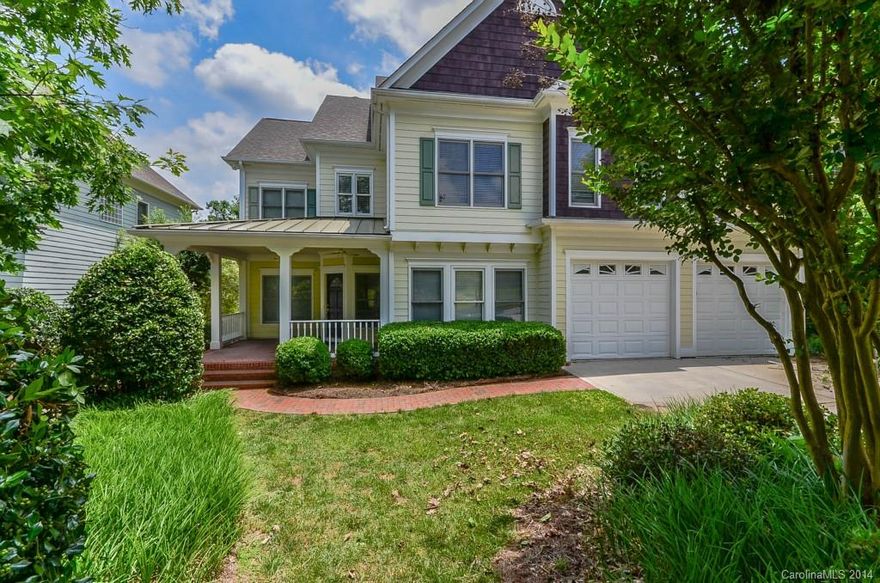 If you like to entertain, this home is for you. Large spacious kitchen flows to 2-story Great Room with gas log fireplace. Beautiful hardwoods run throughout main level. One bedroom located on main with Master and 2 bedrooms on upper level. Huge rec room also up. Enjoy wooded back yard from screen porch and deck. Front porch boasts an oversized stamped concrete. Great home in River Run!