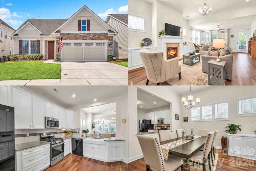 Welcome to 7336 Overjoyed Crossing, where thoughtful design, elevated finishes, and effortless living come together in the highly sought-after Cresswind 55+ community.

From the moment you step inside, you’re greeted by a bright, open layout designed for both comfort and connection. The extended great room creates an inviting gathering space, anchored by a cozy gas fireplace and filled with natural light, perfect for everyday living or hosting family and friends.

At the heart of the home, the beautifully upgraded kitchen blends style and function with custom cabinetry, striking countertops, a farmhouse sink, and thoughtfully designed pantry shelving. Whether preparing a quiet meal or entertaining guests, this space feels both elevated and approachable.

The main-level primary suite offers a true sense of retreat, featuring two spacious walk-in closets and a well-appointed bath with dual vanities, upgraded fixtures, and added grab rails for comfort and ease.

A dedicated home office with French doors provides the perfect space for work, hobbies, or quiet reading, while the upstairs bonus room or guest suite, complete with a full bath and walk-in closet, offers flexibility for visitors or additional living space.

Throughout the home, you’ll appreciate the details that make daily life easier and more enjoyable, including custom lighting, built-in storage solutions, and an enhanced laundry room with added cabinetry and sink.

Step outside to the large screened porch, an ideal setting for morning coffee, evening relaxation, or simply enjoying the peaceful surroundings. The extended garage provides generous storage for everything from hobbies to everyday essentials.

Beyond the home, Cresswind offers a vibrant, amenity-rich lifestyle with indoor and outdoor pools, a clubhouse, fitness center, tennis courts, and a full calendar of social activities—all designed to keep you as active and connected as you’d like to be.

Conveniently located near parks, shopping, medical centers, and dining, this home offers the perfect balance of low-maintenance living, modern comfort, and community connection.

If you’ve been searching for a home that feels easy, elevated, and truly livable, this is one you won’t want to miss.