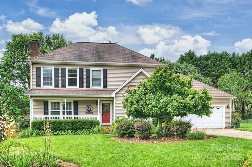 Nestled in the quiet, friendly neighborhood of Camden this beautifully maintained home offers comfort, space, and curb appeal in equal measure! On the main level you'll find a spacious living room centered around a gas-log fireplace, amazing office/flex space to suit your needs, and an inviting eat-in kitchen. Upstairs sits the well appointed primary bedroom with a tray ceiling, en suite bathroom, and a sizeable walk in closet, along with two additional generously sized bedrooms. Out back enjoy the large, fully fenced backyard in comfort from your awning covered deck. With great schools, no HOA, and only one owner this home has tons to offer!