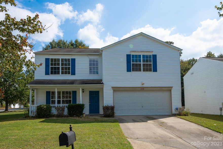 Awesome opportunity to make this four bedroom home in Asbury Place your own! Seller is willing to contribute to repair costs! Just waiting for your special touch this home features a large living room that leads to a large family room with fireplace, open to kitchen with island, beautiful oak cabinets, plenty of storage and counter space and dedicated dining space.  Huge primary bedroom suite up w/ dual walk-in closets, dual vanities, tub & shower. Three more bedrooms up each with walk-in closet share a full bath. Large laundry room and half bath down, ceiling fans thru-out. Front porch and back deck. Two car garage. Sliding glass door in kitchen leads to patio and fenced back yard. Very convenient to shopping, dining, and Hwys 77, 485, and 85. If you have been searching for a handyman special this is one you have been looking for!
