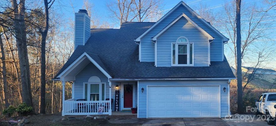 A great neighborhood with NO HOA! When you enter this home you will fall in love. Enter into an open and flowing 2 story great room with fireplace. Great room flows to dining room and kitchen which is great for entertaining family and friends. Kitchen has new appliances and cabinets galore. Upstairs features 3 nice size bedrooms. Master bedroom is large with cathedral ceiling. All 3 bathrooms have ceramic flooring and new vanities, new mirrors and new light fixtures. Home had new windows installed in 2020, new heating system in 2021, the main level have real hardwoods installed in 2018 and upstairs had new carpet installed in 2018. The beauty does not stop in the inside of the home. This home features an extra large deck where you can make lots of amazing memories with family and friends. The deck overlooks a natural area with lots of trees and lots of privacy. Concrete driveway enlarged to hold 6-7 cars. Yard is large with alot of natural areas.