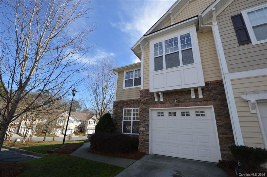 END UNIT TOWNHOME in coveted Whitley Mills!   Excellent condition, open concept, with spacious rooms!  Partial stone exterior. Hardwoods throughout entire 1st floor! 9' ceilings. Granite counter tops & tile backsplash. Large closets & spacious bedrooms. Fireplace. Plantation blinds! Screen porch overlooking private wooded area. Conveniently located to shopping and restaurants!