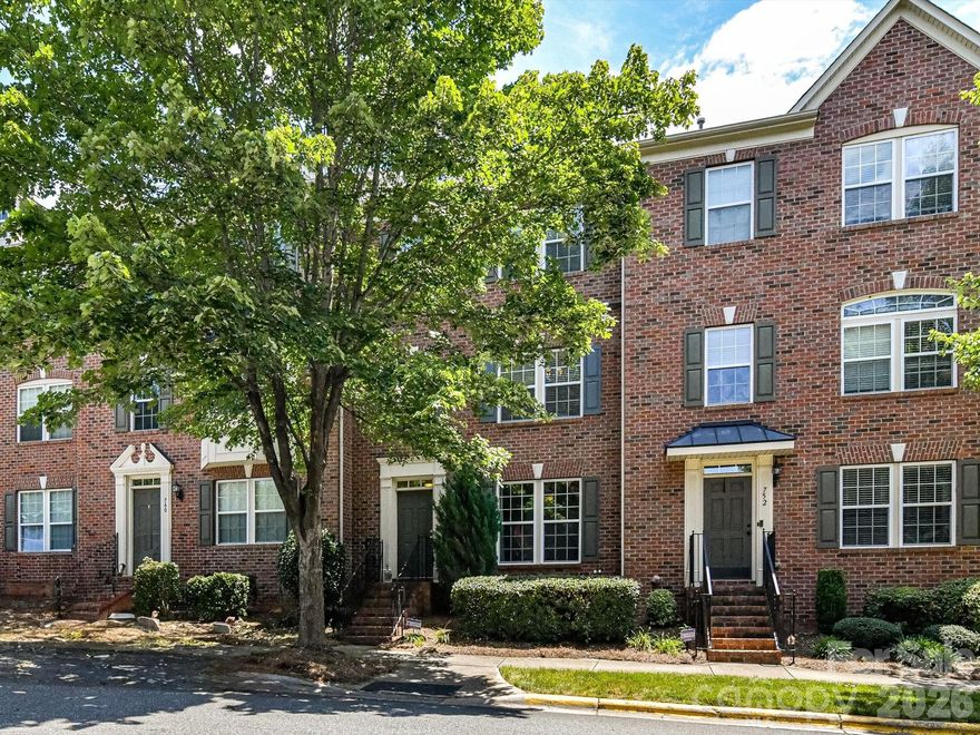 Beautifully cared for and lightly lived-in, this three-story townhouse is just a short walk from charming downtown Davidson. With four bedrooms, this home offers both functionality and comfort. The formal dining room features a butler’s pantry, while detailed crown molding adds character to the great room, dining area, and primary suite.  The lower level has a bedroom and full bath.  All other bedrooms including the primary bedroom are on the upper level. Enjoy a peaceful setting on a quiet street overlooking community green space. A two-car garage and an extended private driveway offer convenient off-street parking for multiple vehicles.  New HVAC in 2026.  New TruDefinition Duration shingled roof in 2026.  New rear deck in 2025.