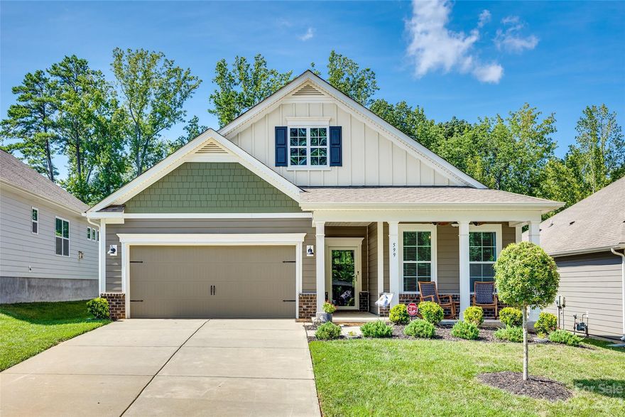 **Back on market due to buyer finding a home in closer proximity to family members. No Inspections were performed while home was under contract** This beautiful 3 bed, 2 bath Ranch home in Cypress Point is a stunner! Built in 2020 & featuring a light, bright, & open floor plan, this home is move-in ready! The 2-car garage & tankless water heater add practicality to this stunning home. Outdoors, a screened-in porch, paver patio, fire pit, and flower beds create a perfect gathering space. The community offers pickle ball, a clubhouse, pool, and playground, plus close to public lake access. Nearby shopping, dining, and Lake Wylie! Interior and Exterior Upgrades exceed $55,000+ in the last two years- Invoices can be provided.