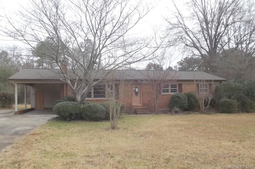 One of the prettiest lots in Gregwood!  Low maintenance brick home with all one level for easy living.  Huge attached carport and covered rear patio area.  Blocks from WalMart, restaurants, Home Depot and The University of SC at Lancaster.  Just off Highway 9 and 521 for easy commute to employment centers.  Hurry- this one will not last!