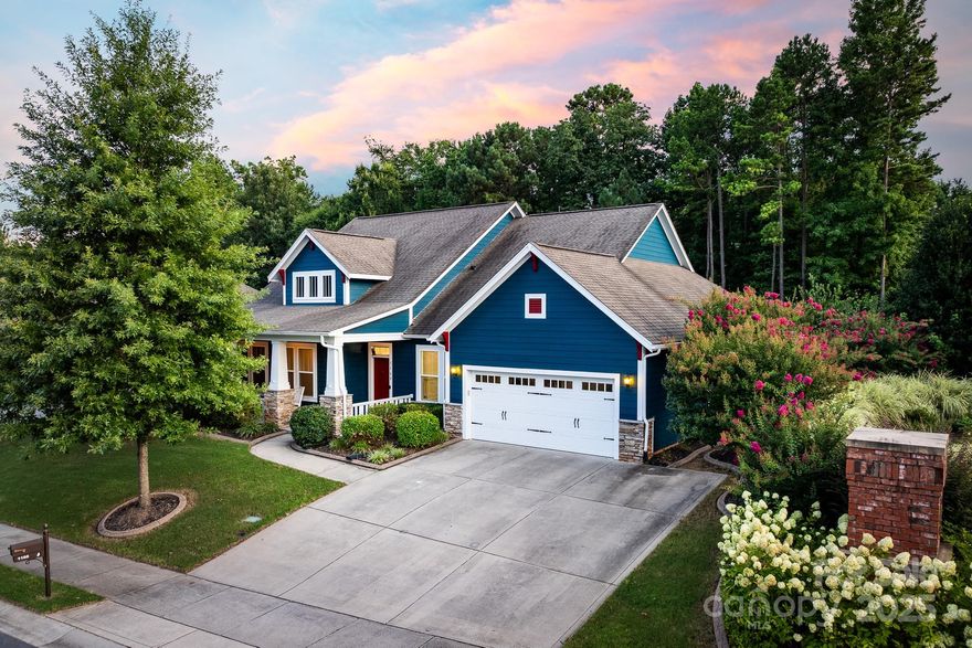 Nestled on a beautifully landscaped corner lot, this elegant single-story home in The Estates at Massey is simply not to be missed. This light and bright home seamlessly marries an open floor plan with distinguished formals. The prominent kitchen features abundant storage and a sprawling island that seamlessly connects to the breakfast area and screened porch—ideal for indoor-outdoor living. The spacious primary suite impresses with tray ceilings, a spa-inspired bathroom, and a generous walk-in closet. Additional spaces include secondary bedrooms, office with French doors, spacious laundry room and drop zone. Professional landscaping and lush greenery create a serene backdrop for the pristine screened porch and back patio, perfect for year round Southern Living.