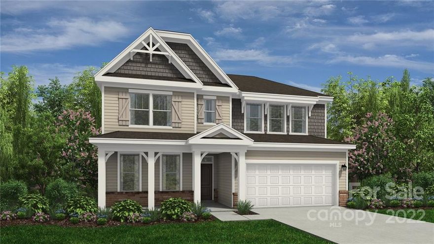 Step into this new peaceful and serene community at Baileys Run now in phase 4. Take advantage of the community outdoor swimming pool, cabana, walking trails and sidewalks. Baileys Run is conveniently located with access to surrounding shopping, dining and recreational activities like Allison Creek Ramp that feeds into Lake Wylie where you can enjoy boating, fishing and swimming! Did we also mention its close proximity offers ease of access to Hands Mill Hwy, and York. This Trillium model features 4 bedrooms, 2.5 bathrooms with the owners bedroom suite situated on the main level