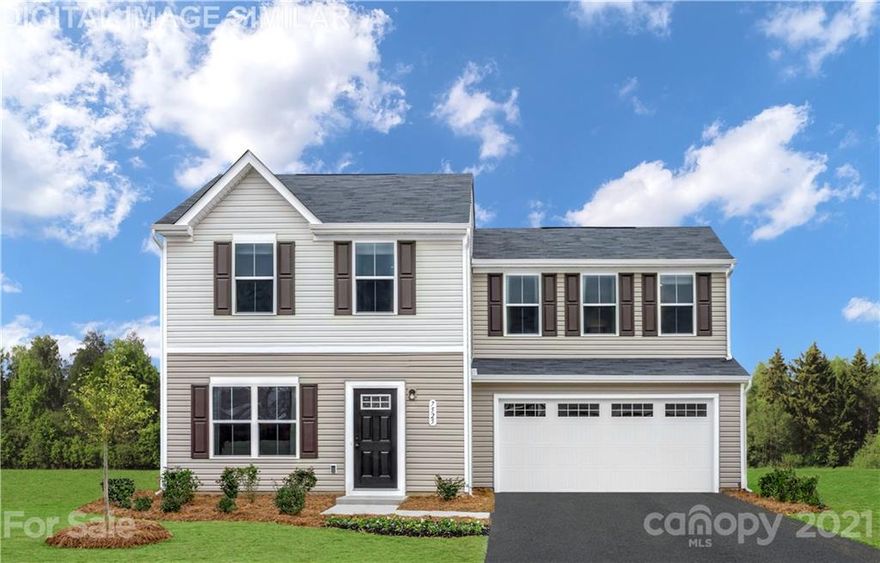 This home is move-in ready! The Aspen floorplan welcomes you with an open concept main floor connecting the great room and kitchen. The kitchen features a dining area with a kitchen island. Upstairs, you'll find 3 spacious bedrooms including an Owner's bedroom and 2nd-floor laundry. The best part is, all of your appliances are included - even the washer and dryer! Seller to pay $4,000 in closing costs with the use of our preferred lender.