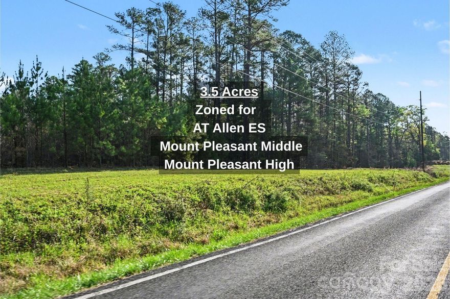 Tucked away in a quiet, wooded setting, this 3.5-acre slice of paradise offers the perfect balance of privacy, possibility, and convenience. Imagine pulling down a peaceful drive, surrounded by trees, where the noise of the world fades and your vision for a forever home begins to take shape.
Whether you’ve been dreaming of a custom-built retreat, a charming farmhouse, or a small farmette with room to roam, this property gives you the space and freedom to bring it all to life. Morning coffee on your future porch, evenings under the stars, and the kind of peace you just can’t find in a neighborhood  this is where that story starts.
Located just minutes from Highways 49 and 601, you’ll enjoy easy access to downtown Concord, downtown Mount Pleasant, shopping, dining, and everyday conveniences without sacrificing the privacy you’ve been searching for.
With natural gas and electric available at the road and Starlink internet accessibility, you can enjoy modern comforts while embracing a more peaceful, intentional lifestyle.
Assigned to sought-after Mount Pleasant schools, this property checks the boxes for both location and long-term value.  If you’ve been waiting for the right opportunity to build something meaningful, something lasting, this is it.
Your vision. Your land. Your future starts here.  Please note: Tax value is incorrect and reflects the original 31-acre parcel with a residence.