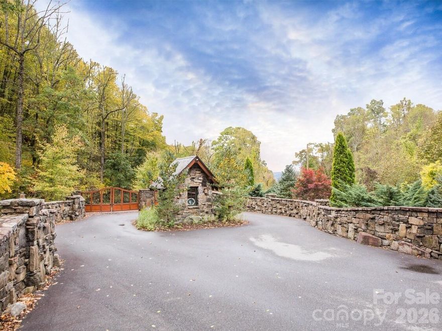 A unique investment opportunity to own a turnkey gated luxury mountain community! Located minutes from downtown Waynesville, this property is the ultimate combination of privacy and convenience. A variety of long-range mountain views including many homesites overlooking downtown Waynesville.  All roads are completed, buried electric, street lights, custom wood gates, guardhouse, and substantial stonework welcomes you upon entering. This property is being offered for substantially less than what has been invested.  For the right buyer, the owners are open to selling in phases as well as creative financing options.  Platted with over 40 residential homesites, the property would also work fantastic as a private family estate. Contact the listing broker for more information, photos, video, and to schedule a private showing.