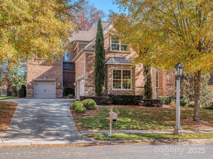 Beautifully maintained custom home nestled in one of South Charlotte's most desirable, gated, boutique communities - Neighborhood is minutes to all your day-to-day activities and needs - Quiet community with shopping, dining, entertainment all within blocks - Open concept floorplan that ticks all the boxes - Primary suite on the main level with massive walk in closet - Primary bath with raised height dual basin vanity, walk through shower and oversize jetted tub - Guest suite on main floor - Two story Family room with amazing natural light and gas fireplace - Office / LR / Flex space with secondary gas fireplace - Dining room with tray ceilings - Full laundry room with storage - Kitchen has gas range, wall convection ovens, warming drawer, pot filler, oversize island with bar seating, huge walk in pantry and plenty of counter and cabinet space - Eat in breakfast area - Dual staircases - Generous secondary bedrooms with walk in closets - Two bedrooms upstairs with en suite bathrooms - Oversize Bedroom #5/bonus - Oversize loft / flex space (19 x 15) -  Fully fenced back yard - Large paver patio to enjoy - Large two car garage + separate one car garage, all with direct home access - Wood floors throughout main level - Cathedral entry with art enclaves and curved front staircase - Unique custom openings and gorgeous trim package throughout home - Tankless water heater - Across the street from Cedarwood Country Club and backing up to Raintree CC - 10 miles to Uptown - 5 miles to Ballantyne Bowl - Community backs to William Davie park - 5 min to Rea road library - Truly an amazing location with everything right at your fingertips - Just too much to list!  Call anytime for your private showing or more information