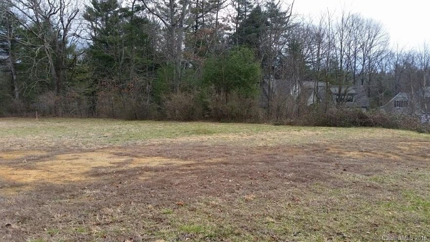 Lovely homesite in a private & quiet setting in the heart of Flat Rock. Level building area, then small drop-off to lower level area. For homes 1,600 sq. ft. or larger.  City water, city sewer, natural gas and underground utilities all available. Close to shopping in Flat Rock Square and Rainbow Row plus other nearby shops and grocery stores. Architectural approval by HOA required per covenants. State-maintained street. Annual HOA fee $278. One of the last available lots here.