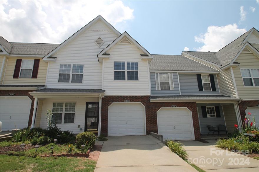 Very Nice 2 Story Townhouse Located in Hanover Subdivision in Indian Land, SC. 3 Bedrooms (All Upstairs), 2.5 Bathrooms, Bamboo Floors Throughout the whole Townhouse. Living Room, Dining Room, 2 Story Family Room with Gas Fireplace, Eat in Kitchen with Gas Range, Refrigerator, Dishwasher & Microwave. Laundry Room Located Upstairs with Washer/Dryer. Screened In Porch off of Kitchen, Fenced in Private Patio. 1 Car Garage. Single Family Only. Very close to Ballentyne and Charlotte Area.
No Smoking/No Vaping. Call Owner for All Pet Permission.
Available NOW for viewing by key sign out from our office Monday-Friday from 9am-4pm, except Holidays. Keys to be returned by 5pm same day. Requires $20 refundable deposit.