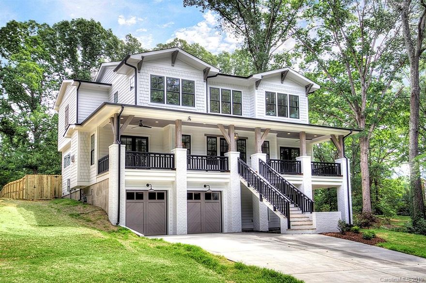 Stunning new build tucked away on a quiet dead end street. Main floor features 10 foot ceilings, chef's kitchen with thermador range, large breakfast area, family room with fireplace, folding patio doors open to covered porch with fireplace and attached grilling porch. Dining room with exposed beam ceiling, serving counter and beverage fridge. Study with french door entry, second door to front porch and judges panels . Formal Living room with fireplace and door to front porch. Master suite with vaulted ceiling and shiplap accent wall and exposed cedar beams. Master bath with barn door entry, soaking tub, large shower and second closet. Spacious upstairs laundry. Two bedrooms share Jack and Jill bath. Third bedroom is en suite. Huge lower level with Custom wet bar, Guest room and full bath. Great space for entertaining! Reclaimed Barn Wood ceilings in Master Bath, Powder room and Study. Matte finish Hardwood floors on main floor, Master Suite, Master Bath and upstairs hall.