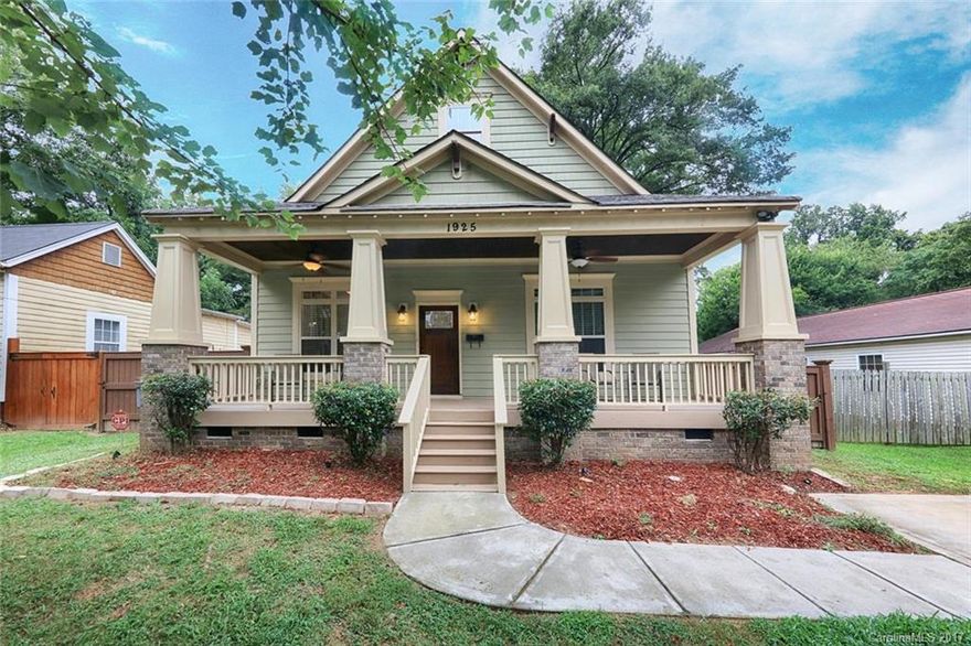 Amazing ranch home in Villa Heights!  Beautifully updated home w/neutral paint & professionally refinished hard wood floors. Kitchen has granite, large breakfast bar, 42" cabinets & pantry.  Open floor plan! Living area with stacked stone fireplace, updated lighting & heavy moldings. Mature landscaping, fenced yard, new deck, & rocking chair front porch. Master has 3 closets, lighted tray ceiling, en suite w/soaking tub, & 2 sink vanity. Live just blocks from the new light rail, NODA, & Midwood!