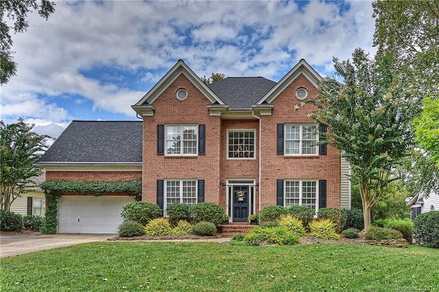 Beautiful 4 BR/2.5 bath home. Kitchen with granite counter tops, SS appliances & tile backsplash opens to breakfast area & den w/ gas fireplace. Large owner’s suite with updated bath. Outside features screened porch, stone patio, built-in grill plus Green Egg & fire pit, all with a view of Cobblestone pond-perfect for enjoying and entertaining! Walking distance to Hawk Ridge Elementary & Community House Middle school. Minutes from Ballantyne Village, Blakeney Shopping Center and I-485