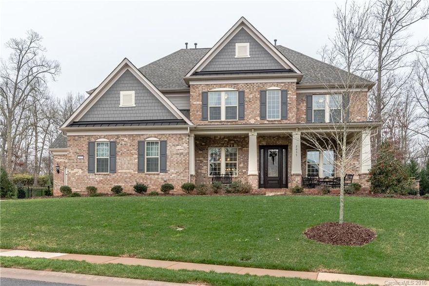 Spectacular home in the convenient, gated neighborhood of Stratford Hall. Fully finished 3 story 6 bedroom, 5.5 bath, 3 car garage home including downstairs guest BR/BA, master on the 2nd level and a 3rd floor private suite with bath. Gorgeous, open chef's kitchen w/ stainless appliances, huge center island, gas cooktop and pot filler. Luxurious master suite w/ sitting room, trey ceiling and spa like master bath. Lush fenced back yard with stone patio, grilling station and fireplace.