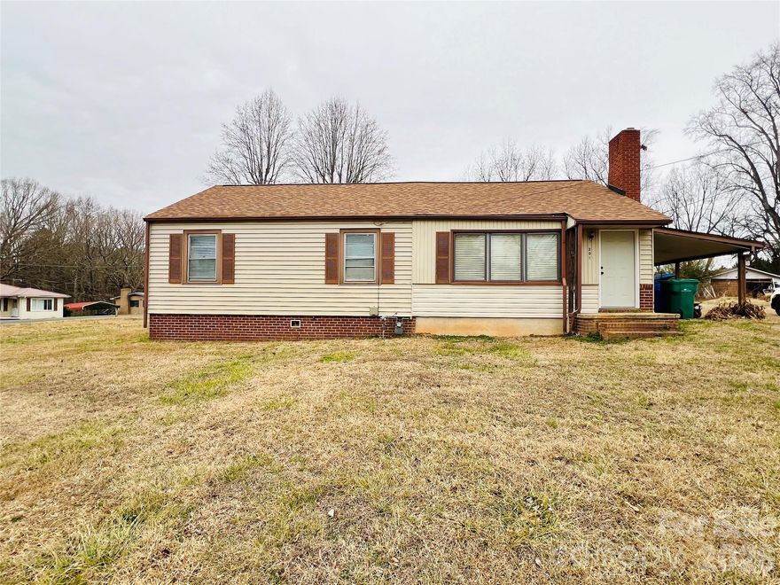 MOTIVATED SELLER!! Check out the updated Photos!!  Come see this three bedroom, one bath home in the desired North Stanly School district!  Whether you are looking for a starter home or an investment property this property has tons of potential.  The corner spacious lot provides ample room for your garden, pets or favorite yard activities. Don't miss your chance to jump on this North Stanly home.  Situated near highway 52 and the bypass travel is made simple for you.  Sellers had a contractor repair a foundation issue on front of property and repair the wall in the laundry room.  Per sellers roof was replaced in 2024.  Come see all this property has to offer and get a jump-start on bringing your own cosmetic upgrades to life.  Come see this charming home today!