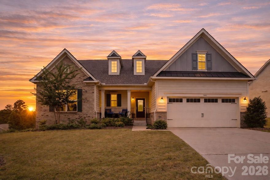 Beautiful home in an idyllic, amenity-rich community offering the lifestyle today’s buyers are searching for. With a recent price improvement and a motivated seller ready to move, this is an outstanding opportunity to secure a wonderful home at exceptional value. Enjoy scenic walking trails where neighbors stroll with their dogs, along with an impressive array of amenities—from pickleball and golf memberships to close access to Lake Wylie & lake living. With convenient access to Charlotte’s major employment centers, the location perfectly balances lifestyle and convenience.  Inside, the thoughtfully designed floor plan adapts effortlessly to a variety of lifestyles. Those seeking the ease of main-level living will appreciate large main level and spacious primary suite on the first floor, while buyers envisioning future possibilities will love the 2200+ sq ft unfinished basement—an incredible opportunity to create a custom second living area and additional value.  Natural light pours through windows that surround the home, creating bright and welcoming living spaces. A cozy sunroom offers the perfect spot to relax with a book, while the kitchen is sure to delight the home chef. Designed for both beauty and function, it features abundant cabinetry, quartz countertops, an oversized island with seating for four, double ovens, and a gas cooktop.  The upper level provides flexible living space ideal for a home office, media room, or recreation area. Plus a private guest suite with a full bath ensures comfort and privacy for visitors.  Located close to shopping, dining, and endless outdoor recreation, this exceptional home delivers the perfect blend of comfort, lifestyle, and future potential.