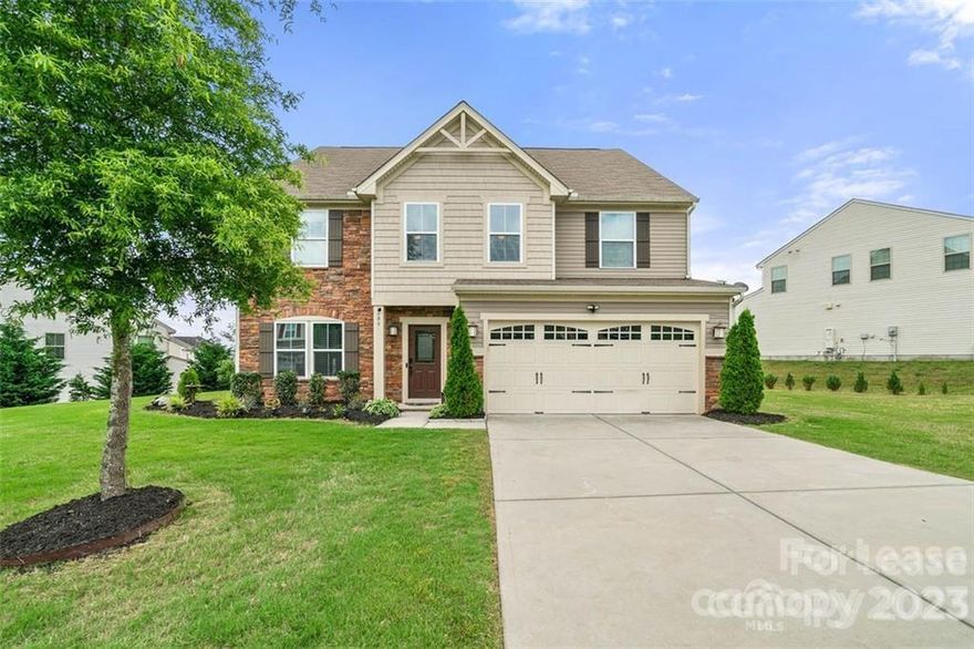 Available now! Beautiful, large home just minutes away from I-85, I-485 and Concord Mills Mall. Perfect for those who drive into Uptown for work. This house has the highly desirable open concept with an oversized kitchen. The backyard oasis has a beautiful pergola and is fully fenced in for optimal privacy. Animals allowed, but nothing over 35 lbs. and additional $25 per month rent for pet rent.