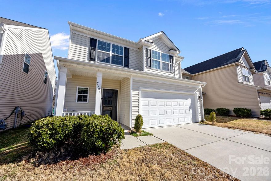 You've found your home! This well cared for four bedroom, two full baths, and one half bath home is located in the St. Clair community. Ideally located near excellent schools, shopping, dining, and local attractions, this inviting home offers comfort, style, and convenience you’ll love coming home to. As you step inside, you are greeted by an attractive arched opening. You’ll love the open, airy feel created by high ceilings, abundant natural light, and hardwood floors. The kitchen is the heart of the home, featuring granite countertops, bar seating, walk-in pantry and opens to great room & breakfast area. Just off the kitchen, the breakfast area overlooks a large, fenced backyard with patio, making an ideal space for relaxing, playing, or hosting gatherings. The upper level is home to the spacious primary retreat with views of backyard, massive walk-in closet, tray ceiling, and private bath complete with a walk-in shower, dual sinks, and garden tub. Three additional bedrooms provide plenty of space for family, guests, or a home office, along with a second full bath and a conveniently located laundry room. Don't let this home slip away!